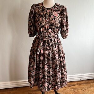 St. Roche Fit & Flare Organic Cotton Dress